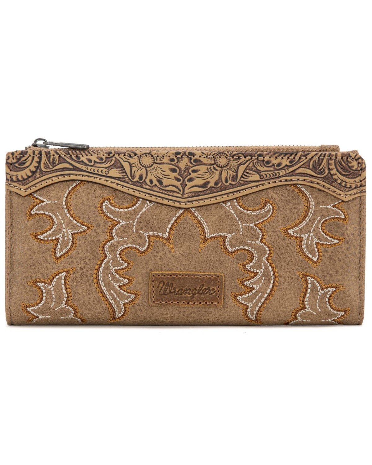 Wrangler Women's Jessie Tooled Bi-Fold Wallet