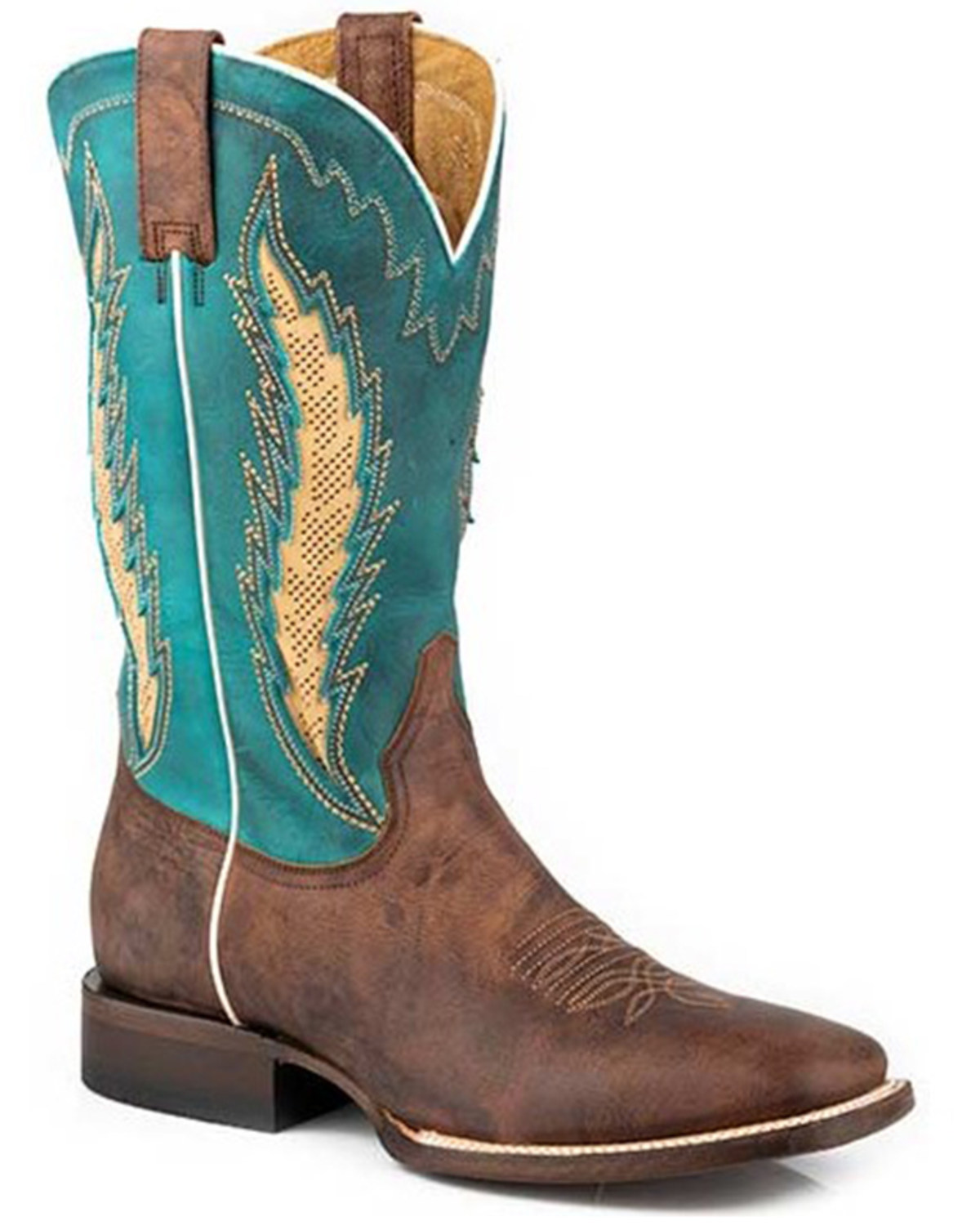 Stetson Men's Airflow Western Boots - Broad Square Toe