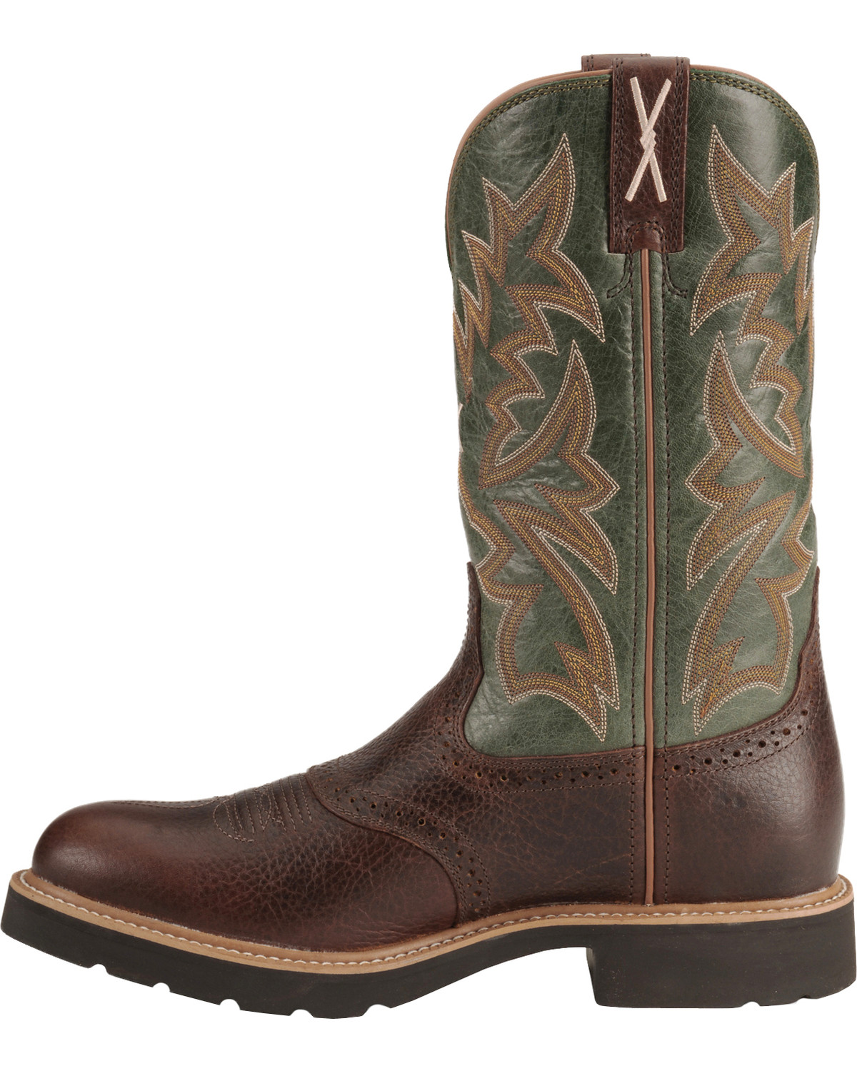 Twisted X Men's Pebble Glazed PullOn Work Boots Boot Barn
