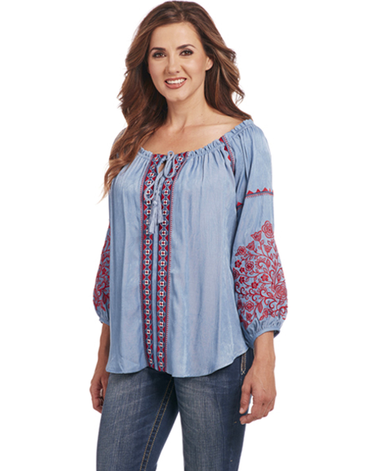 womens peasant tops