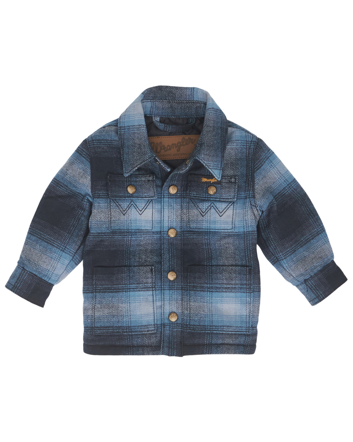 Wrangler Toddler Boys' Plaid Print Jacket