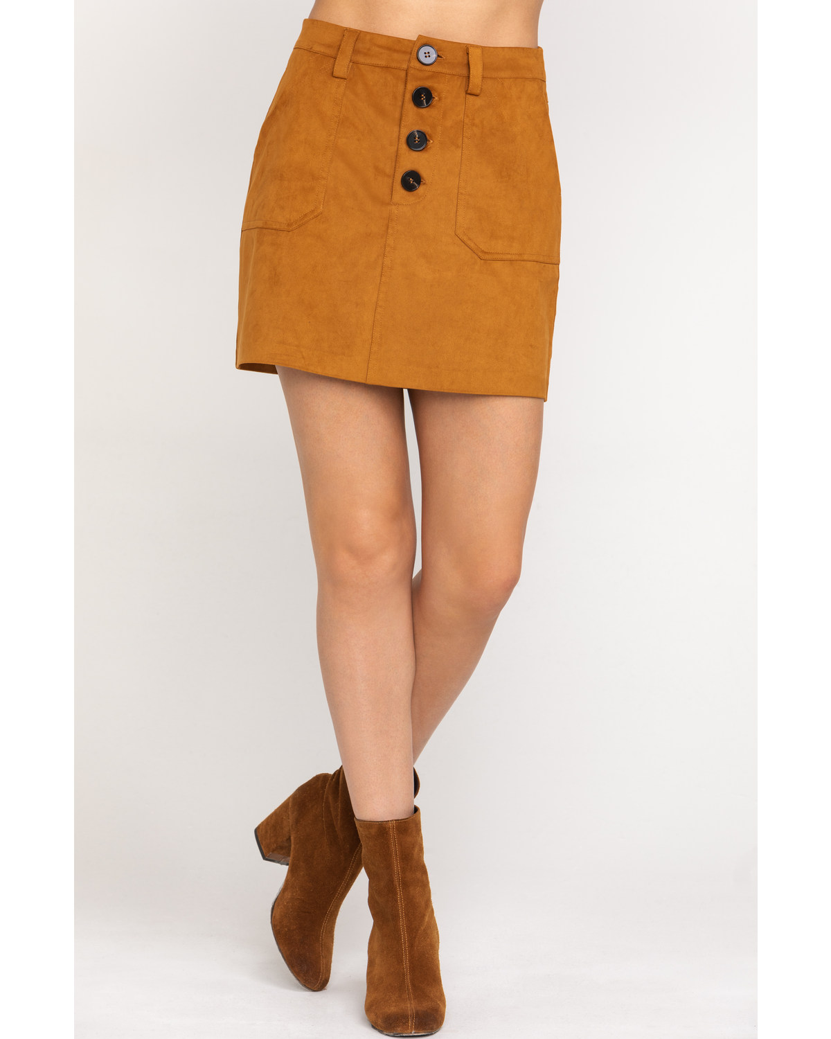 Tan Faux Suede Mini Skirt | Boot Barn
