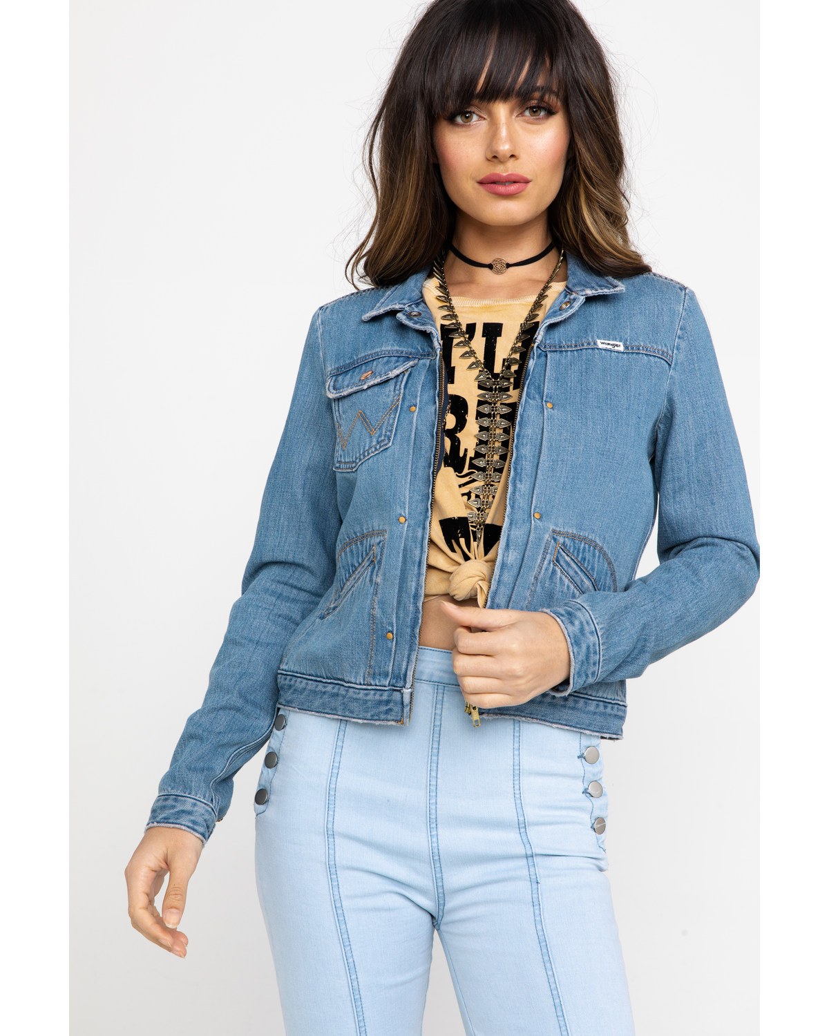 wrangler womens denim jacket