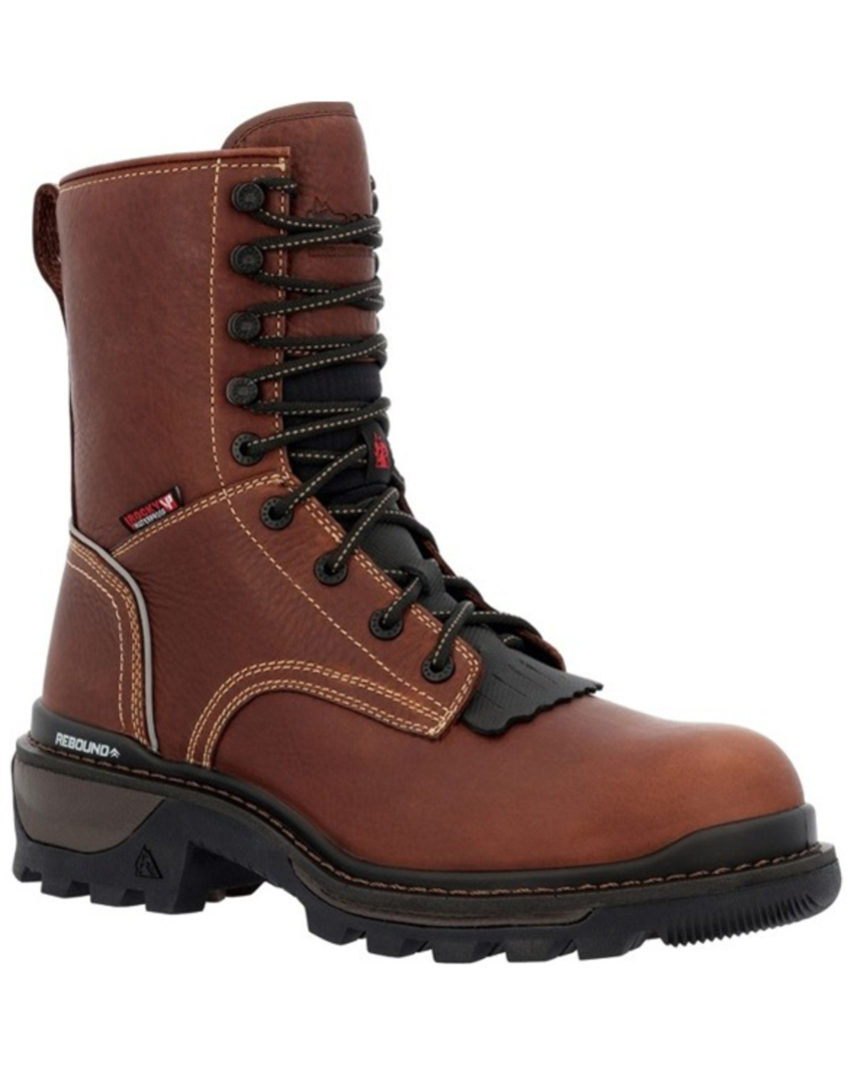 Rocky lace up work boots discount