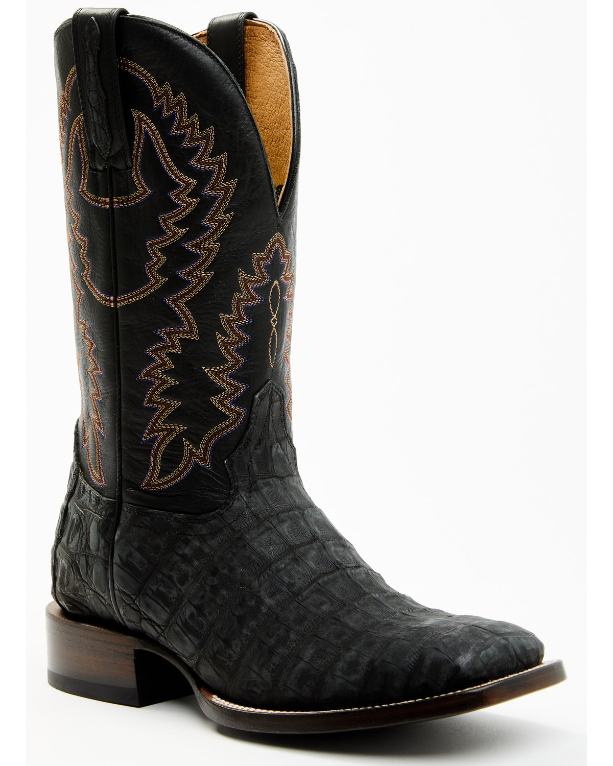 Cody James Men's Exotic Caiman Belly Western Boots - Broad Square Toe