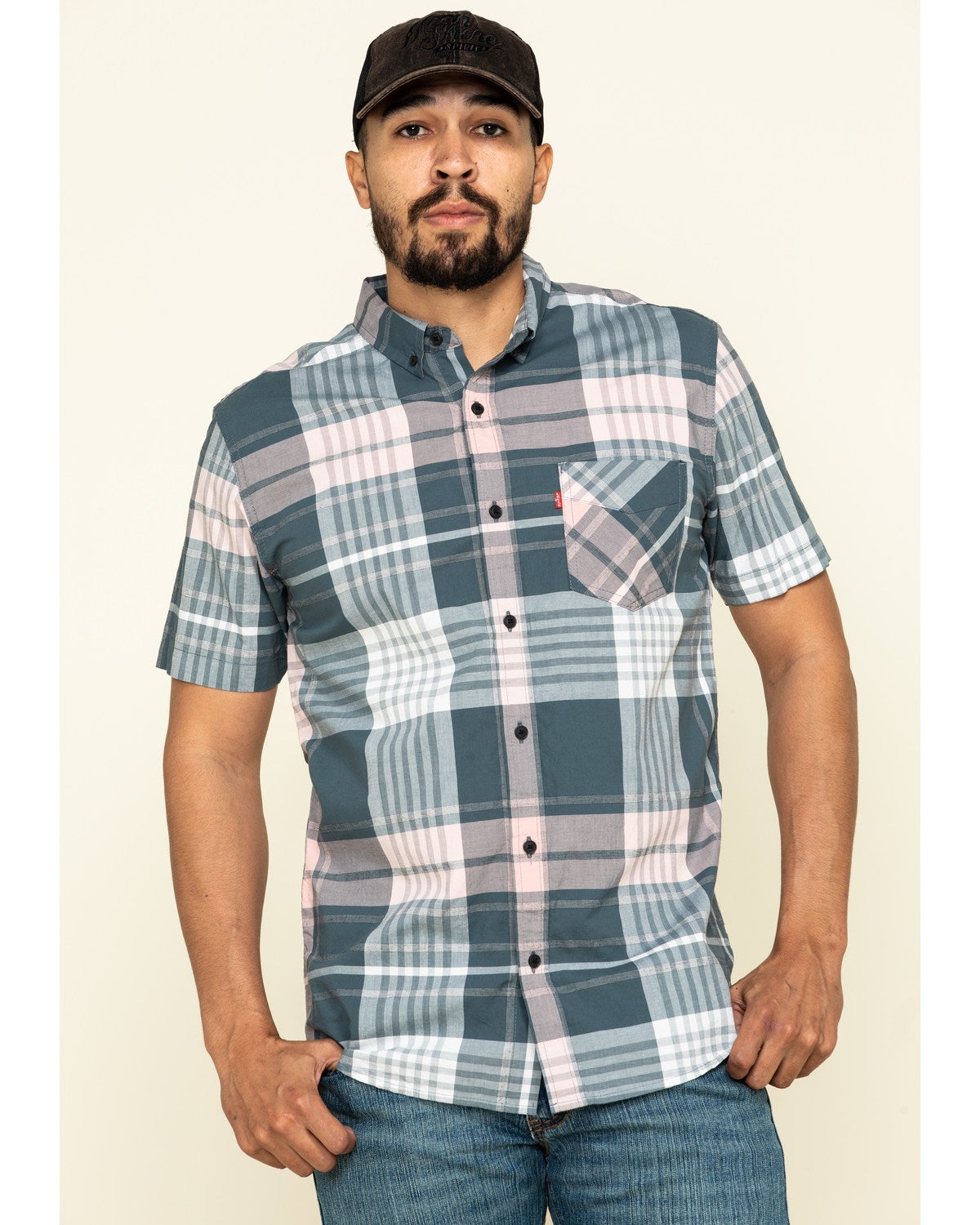 Levi's Men's Multi Belek Plaid Short 