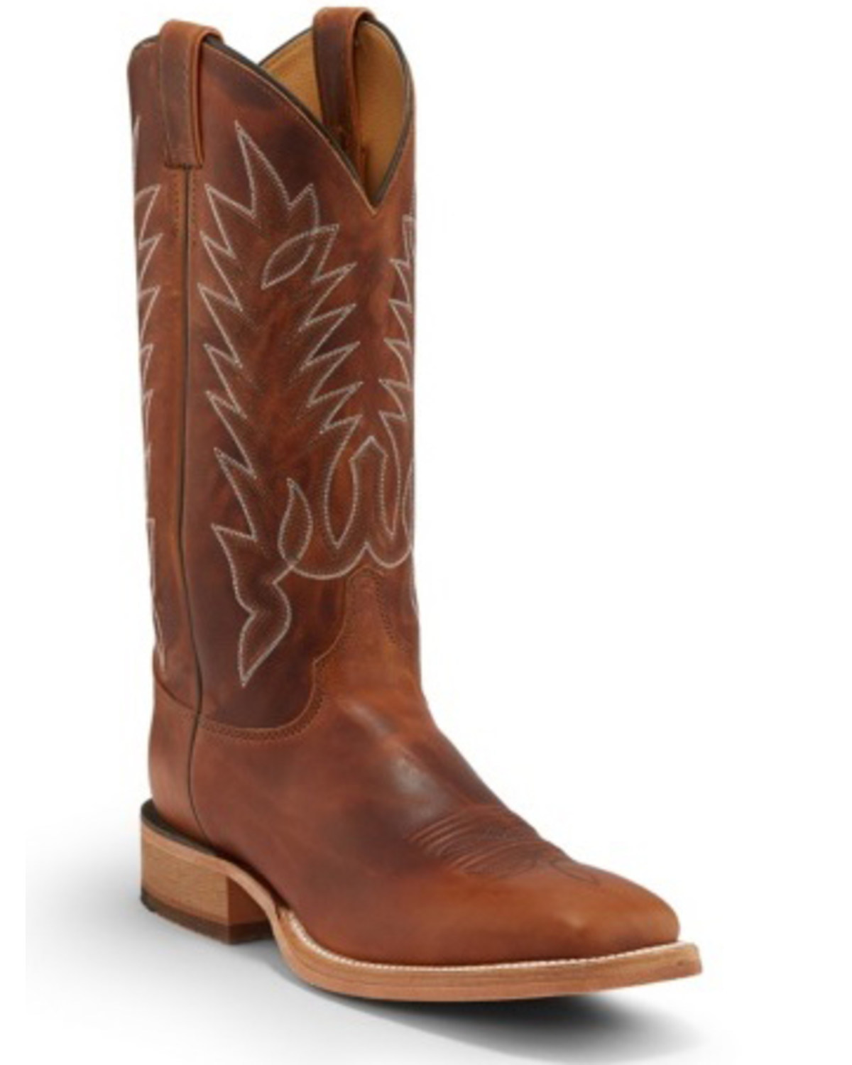 Justin Men's Brentwood Navigator Western Boots Square Toe Boot Barn