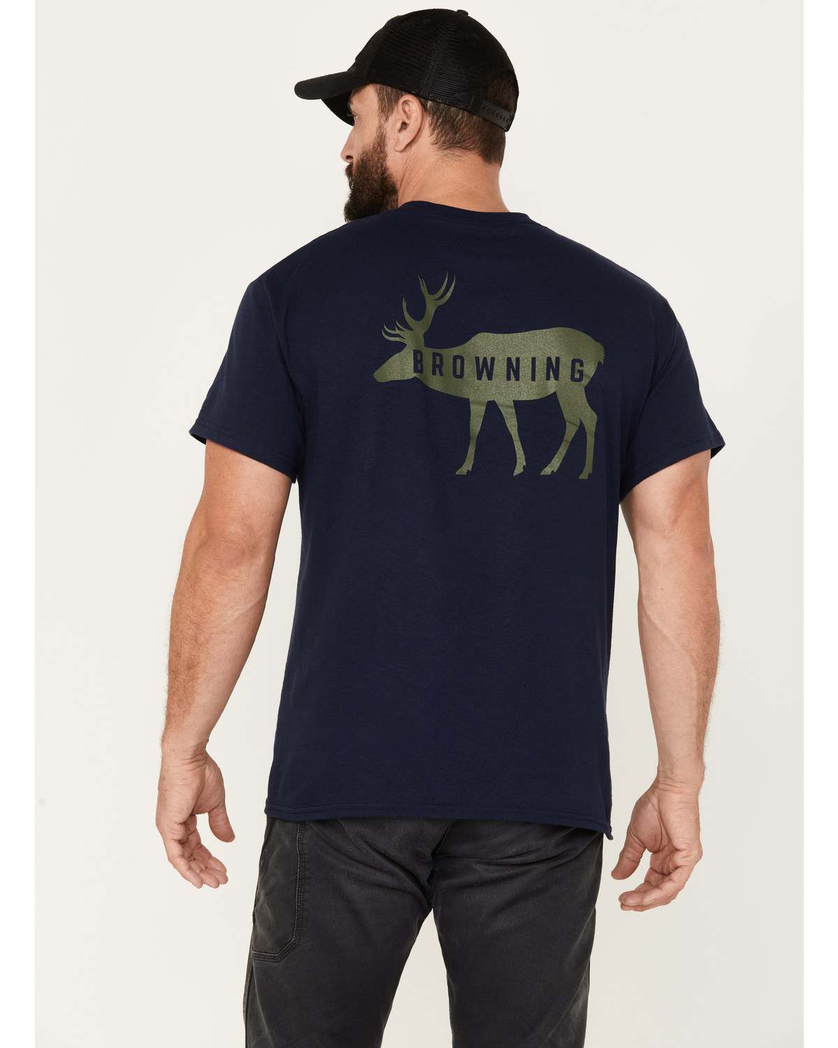 Browning Men's Elk Silhouette Short Sleeve Graphic T-Shirt