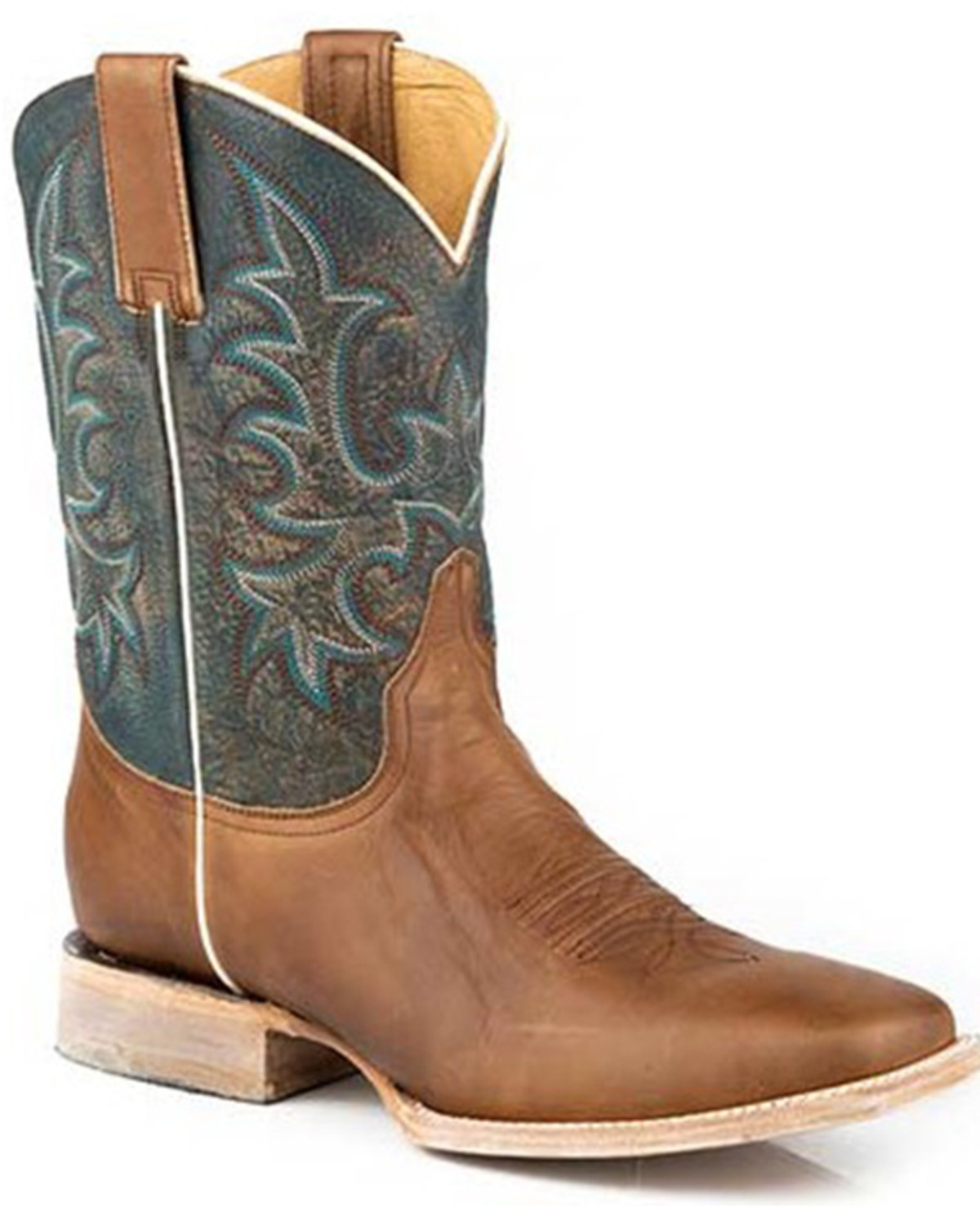Stetson Men's Obadiah Western Boots - Broad Square Toe