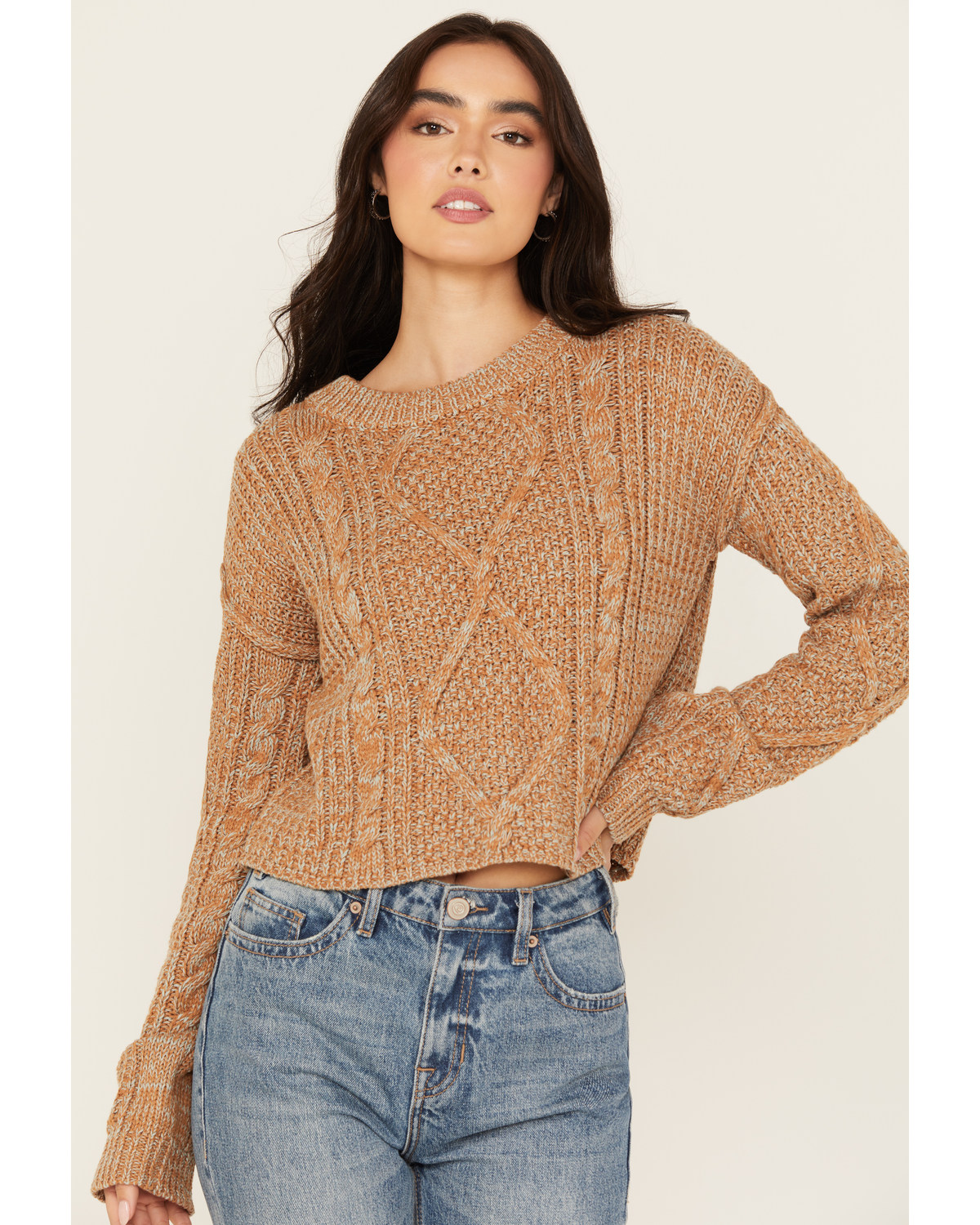 Mystree Women's Cable Knit Sweater