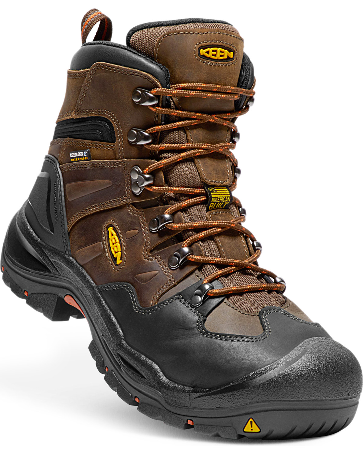Keen Men's Brown Utility Coburg Waterproof 6" Boots ...