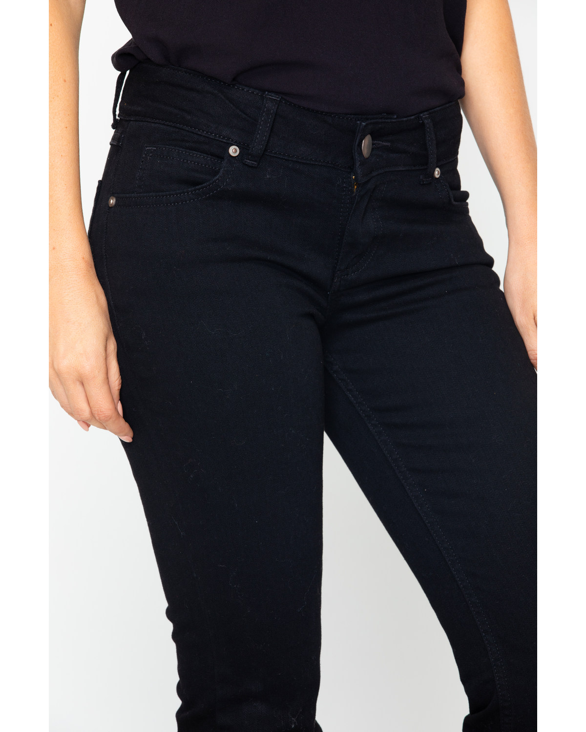 Wrangler Women's Black Mid-Rise Bootcut Jeans | Boot Barn