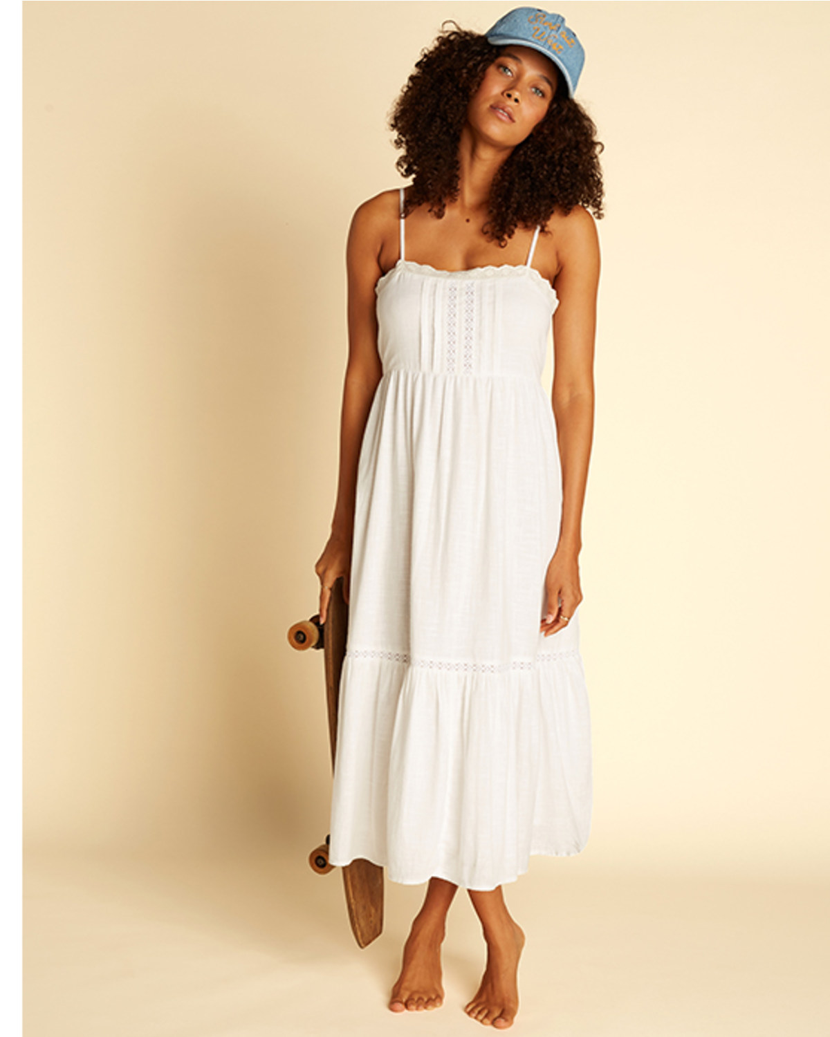 Billabong x Wrangler Women s Peachy Keen Eyelet Lace Sleeveless Midi Dress Pueblo Mall