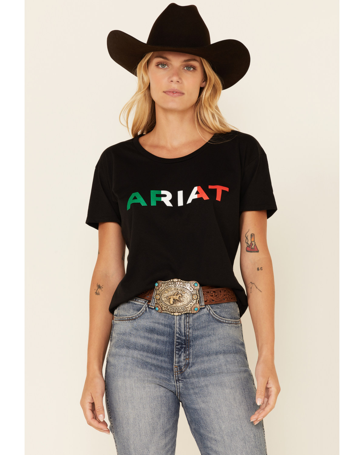 Ariat Women's Viva Mexico Logo Graphic Tee