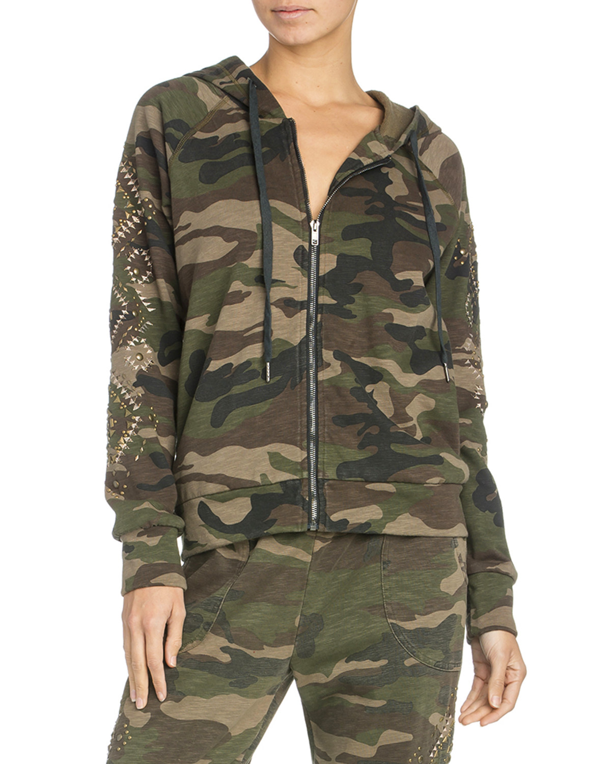 embellished hoodie