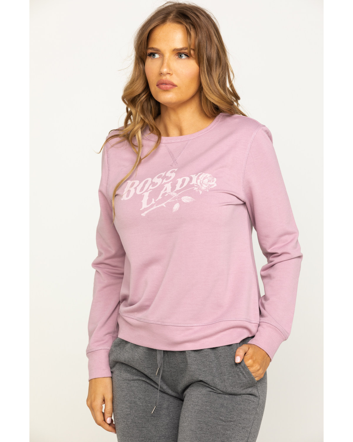 Cozytown Boss Lady Sweatshirt | Boot Barn