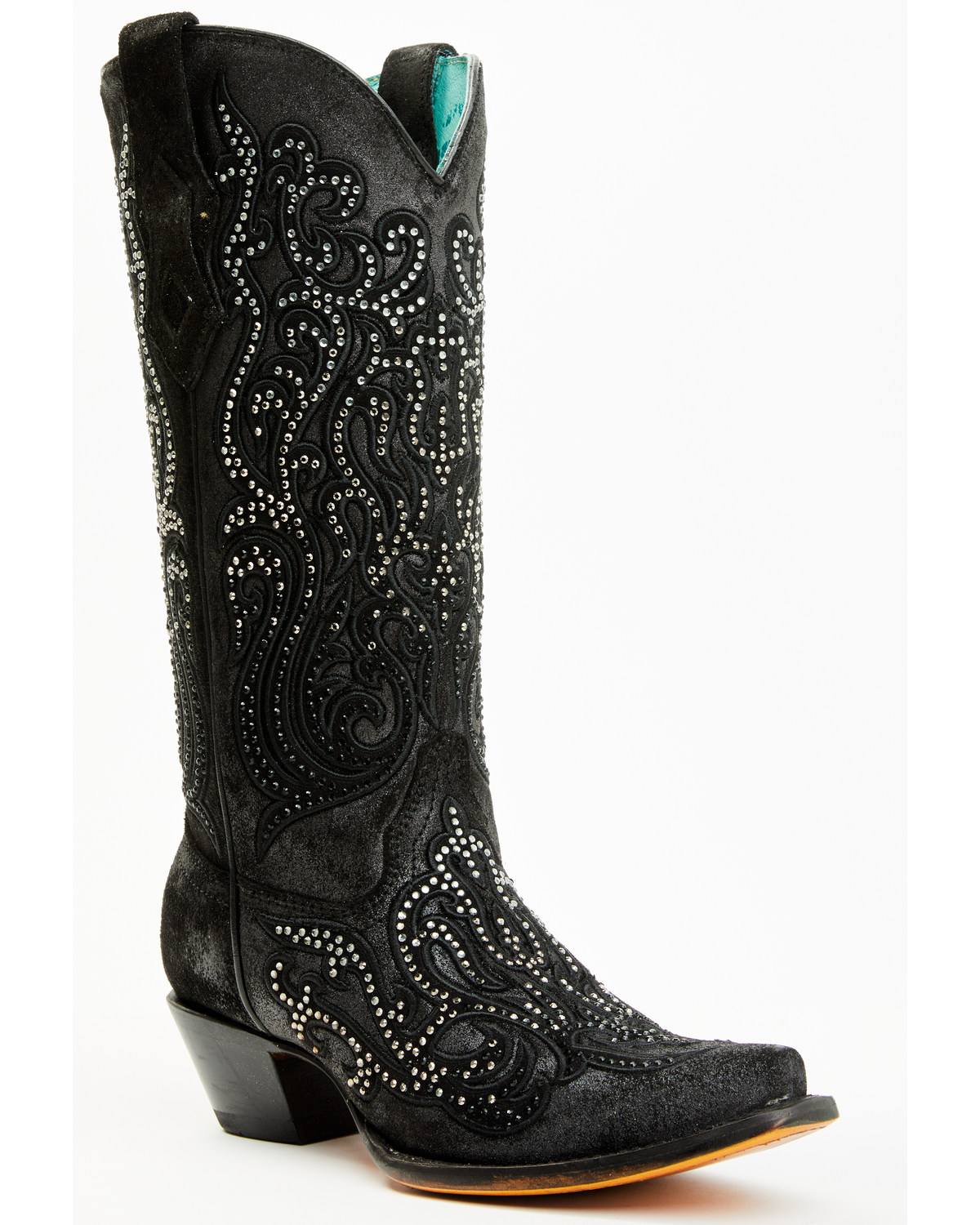 Corral Women's Crystal Embroidered Western Boots