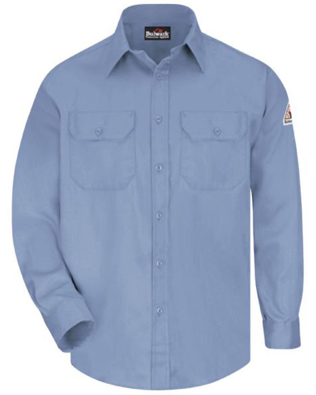 Red Cap Men S Light Blue Fr Uniform Long Sleeve Work Shirt Boot Barn