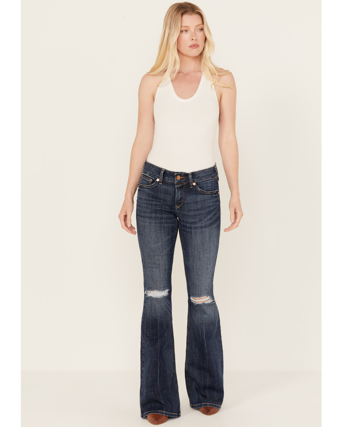 Ariat Women's R.E.A.L. Perfect Rise Zoe Stretch Flare Jeans