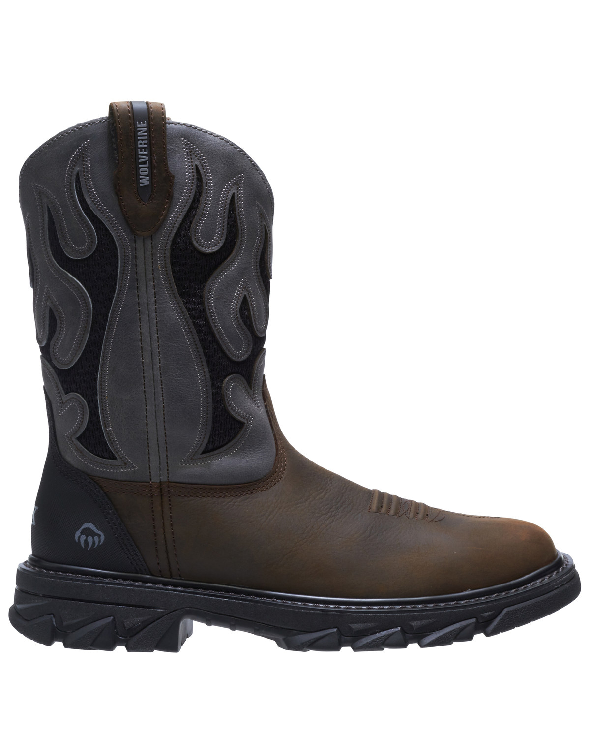 wolverine ranch king men's waterproof composite toe wellington work boots