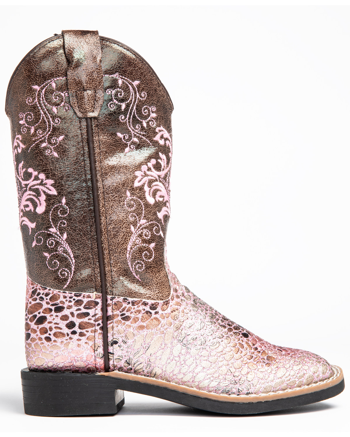 square toe western booties