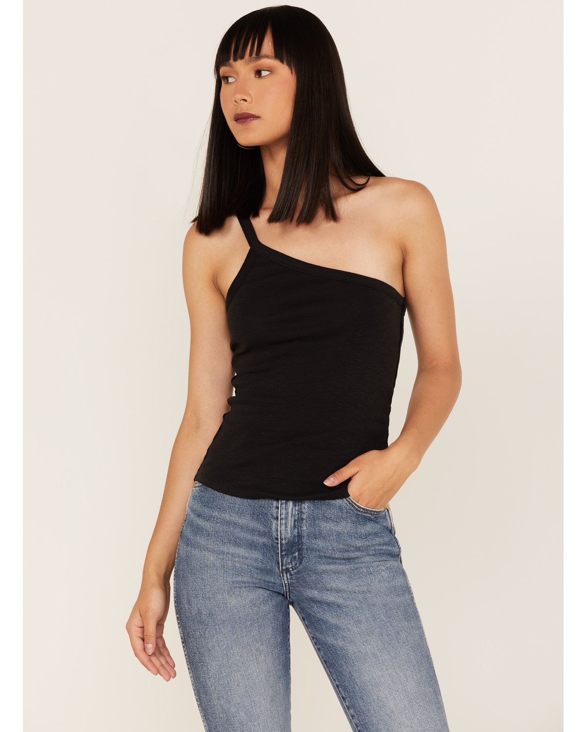 Free People One Way Or Another One-Shoulder Tank Top