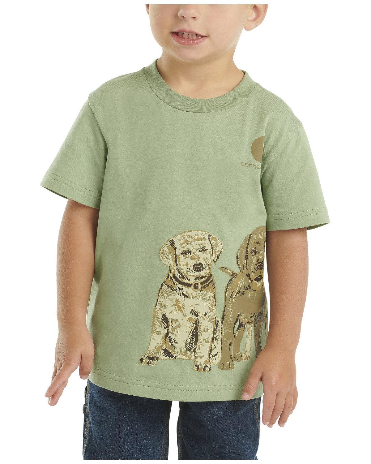 Carhartt Toddler Boys' Puppy Wrap Short Sleeve Graphic T-Shirt