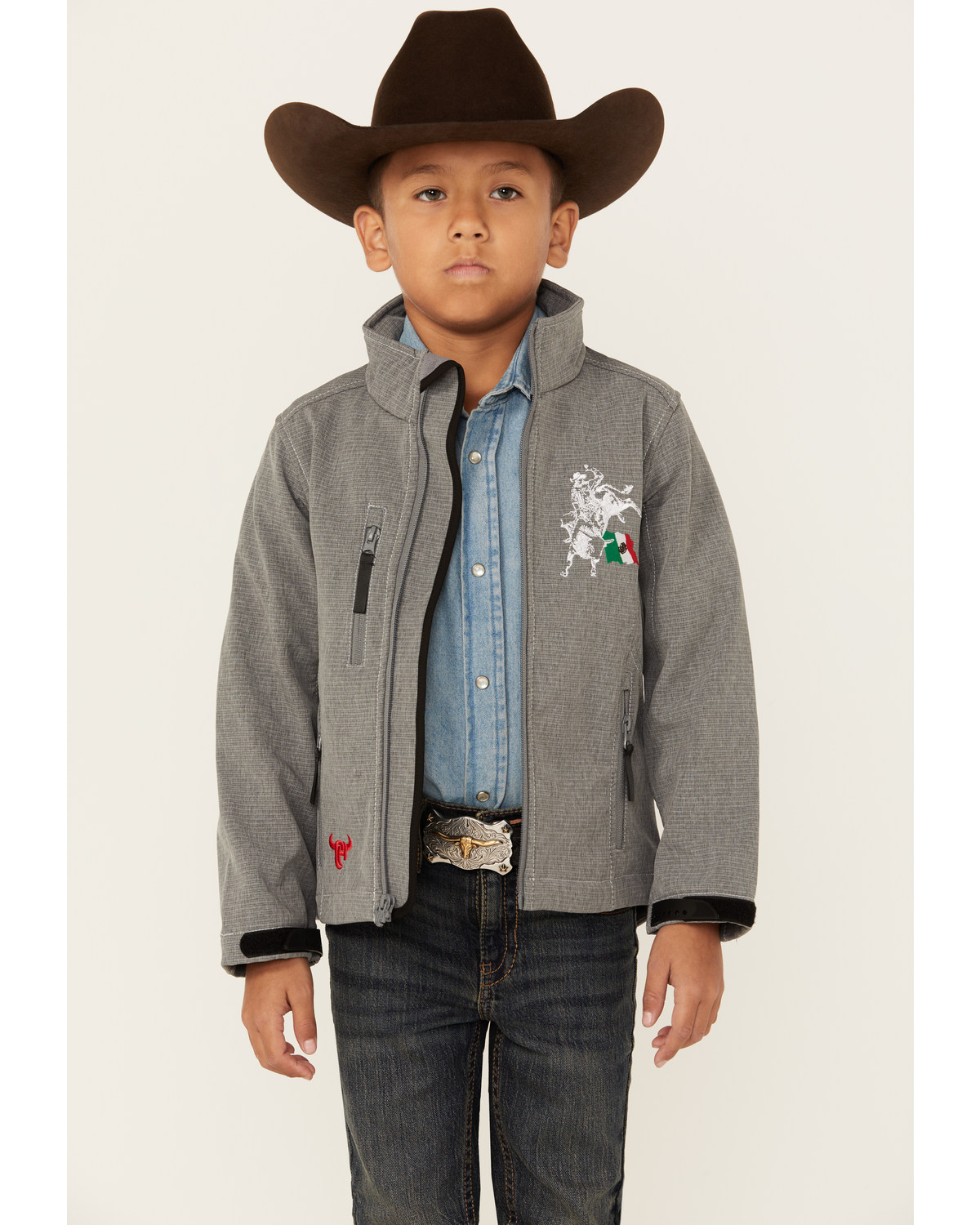 Cowboy Hardware Boys' Fuerte Bull Zip Jacket