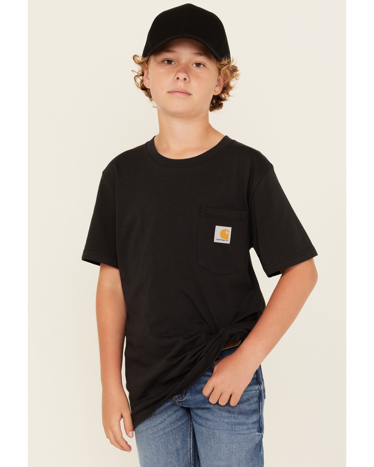 Carhartt Boys' Solid Short Sleeve Pocket T-Shirt