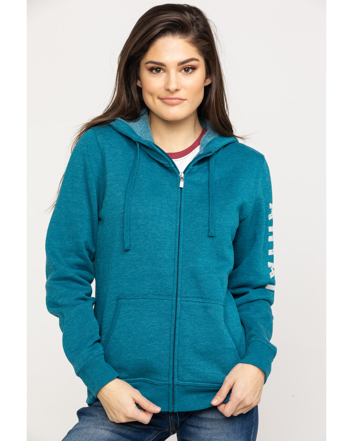 Teal hoodie women's clearance