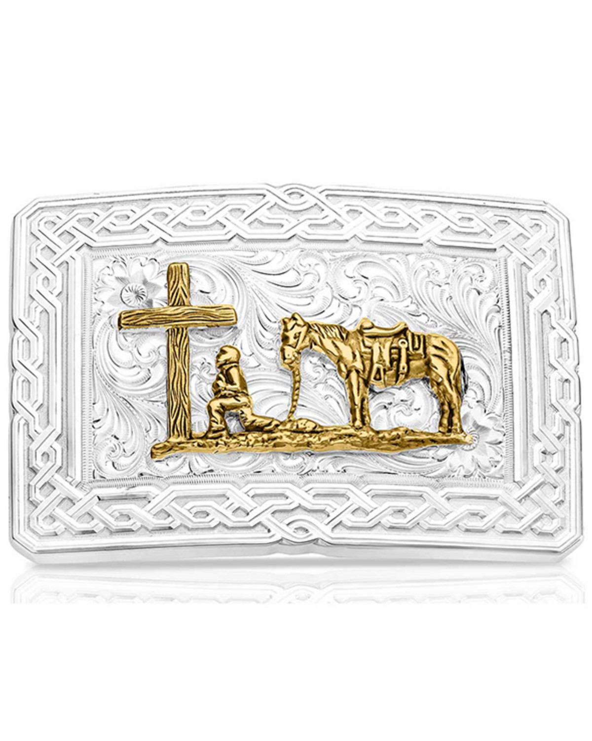 Montana Silversmiths Unyielding Grit Belt Buckle