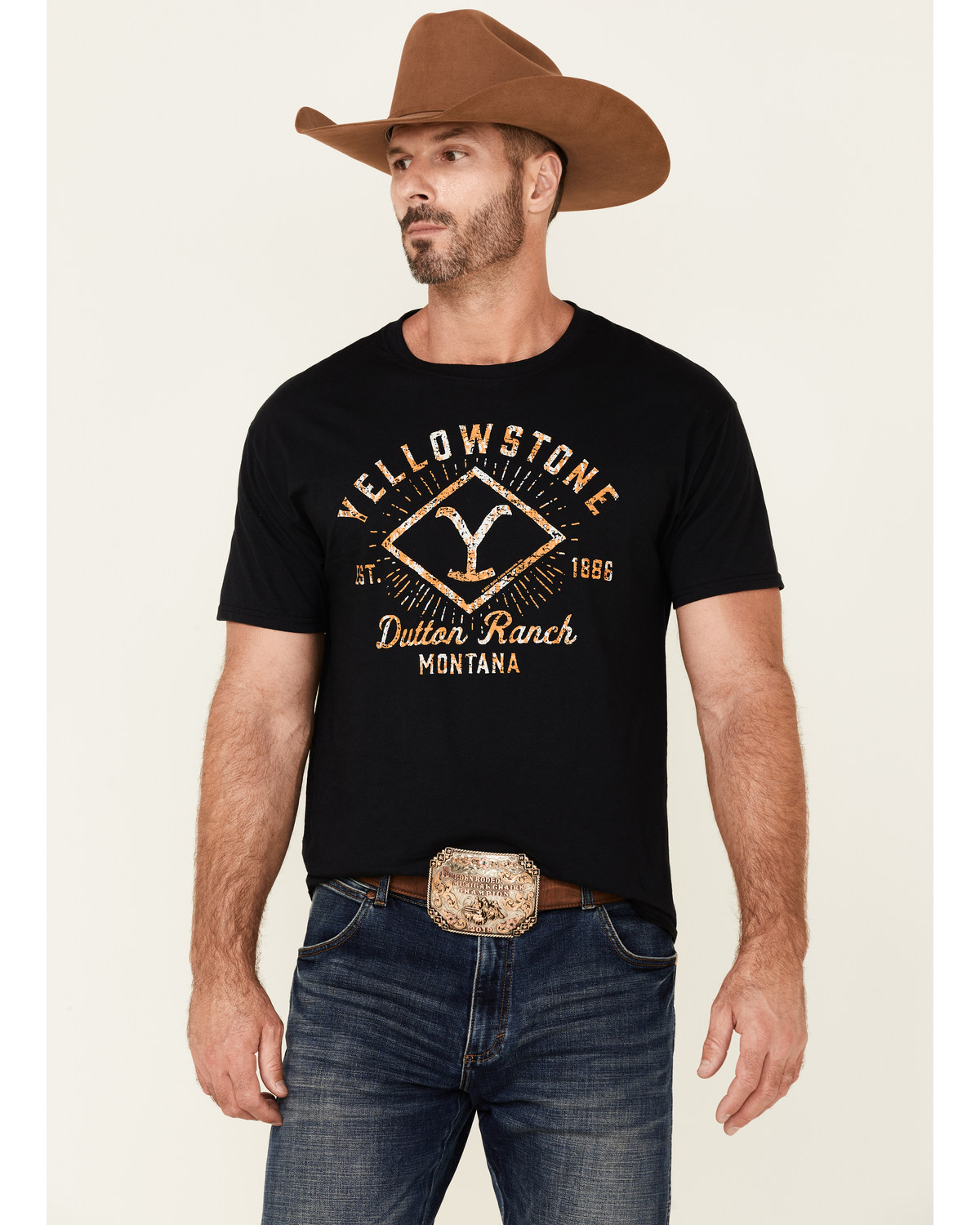 Yellow stone tshirt