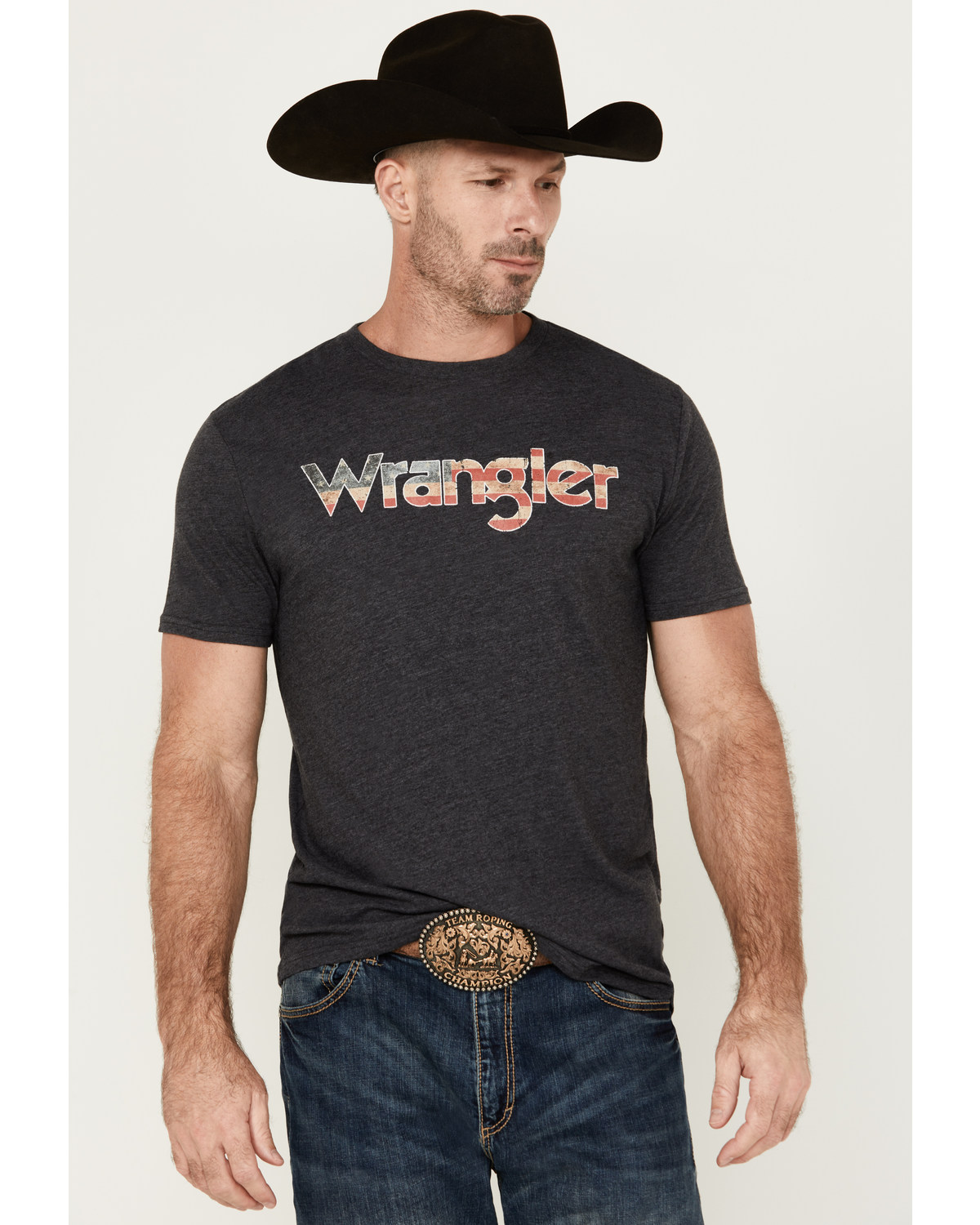 Wrangler Men's Americana Logo Short Sleeve Graphic T-Shirt