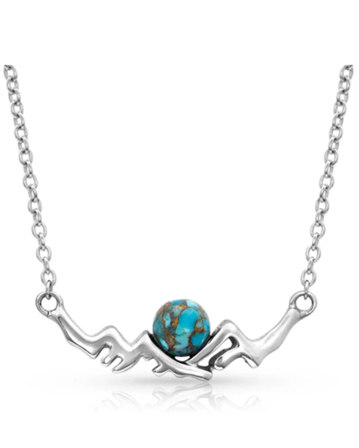Montana Silversmiths Women's Pursue The Wild Another Mountain Turquoise Necklace