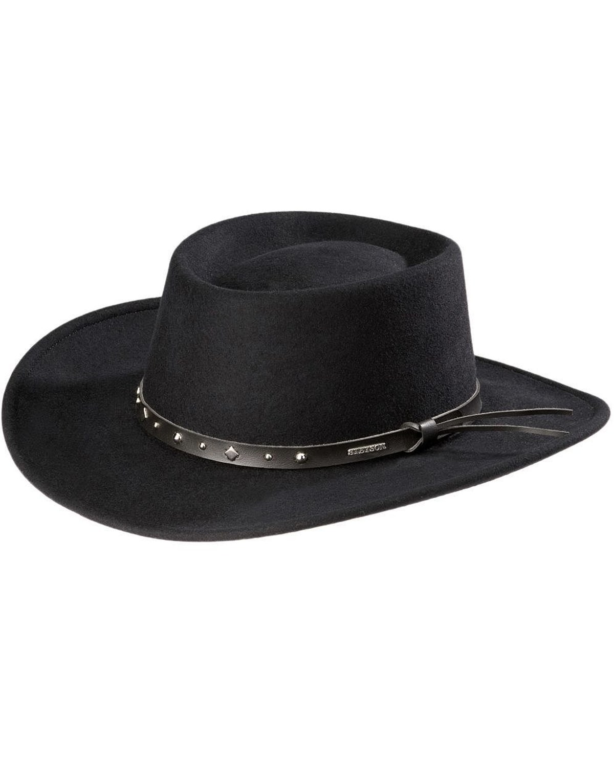 Stetson Black Hawk Crushable Wool Hat