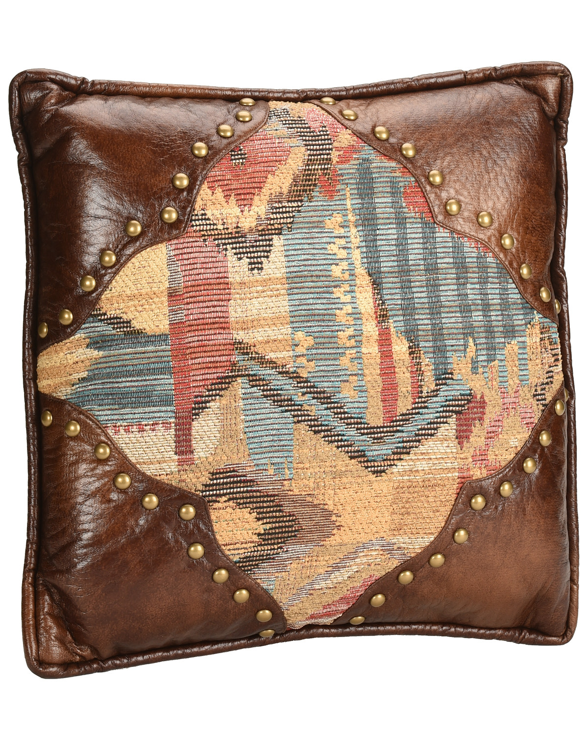 HiEnd Accents Ruidoso Square Pillow with Scalloping