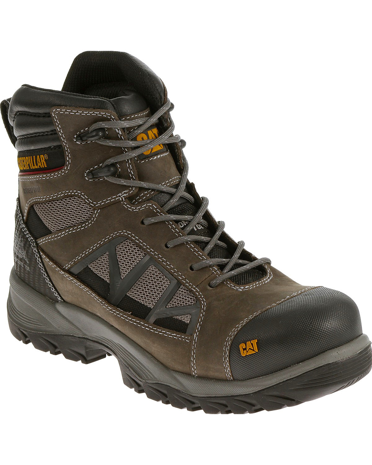 Caterpillar Men's Compressor 6" Waterproof Work Boots - Composite Toe