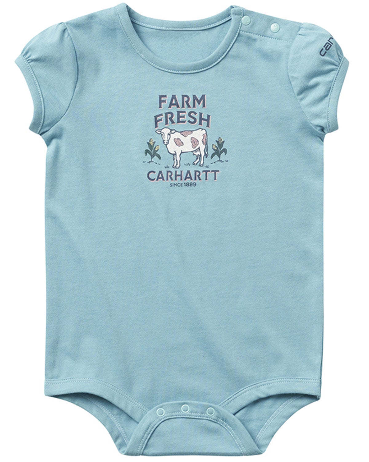 Carhartt InfantGirls' Farm Fresh Print Short Sleeve Onesie Boot Barn