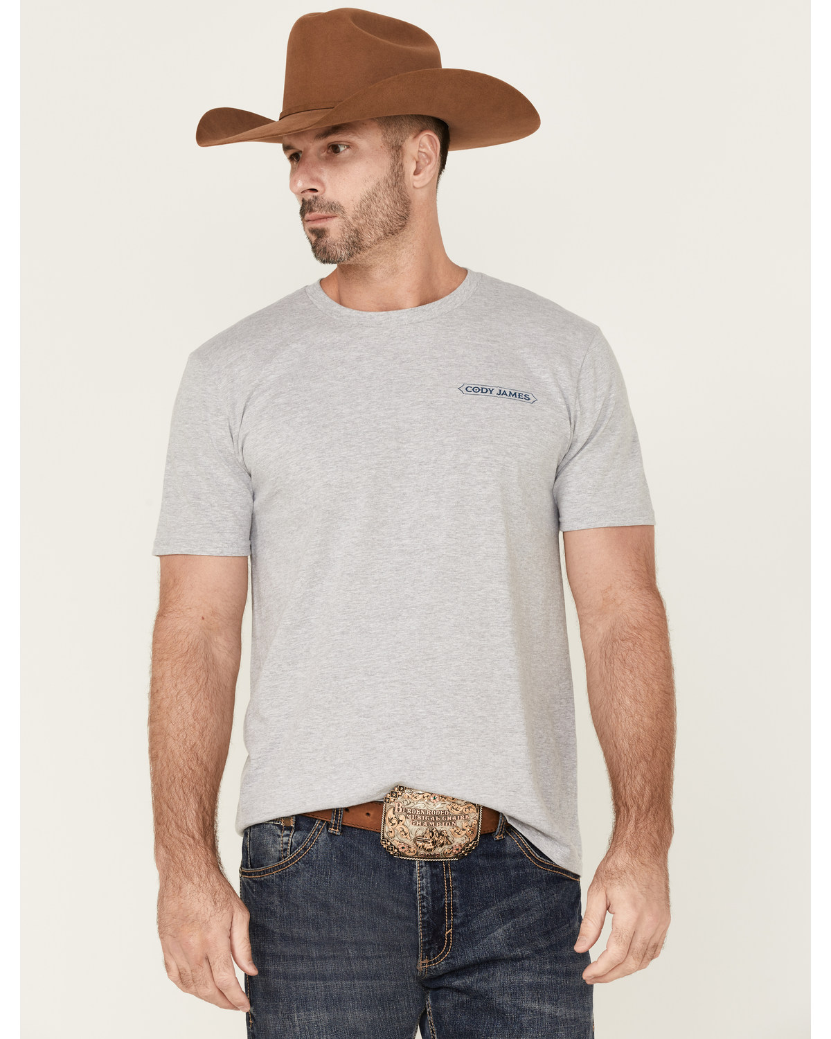 Cody James Men's Horse Shoe Graphic Short Sleeve T-Shirt