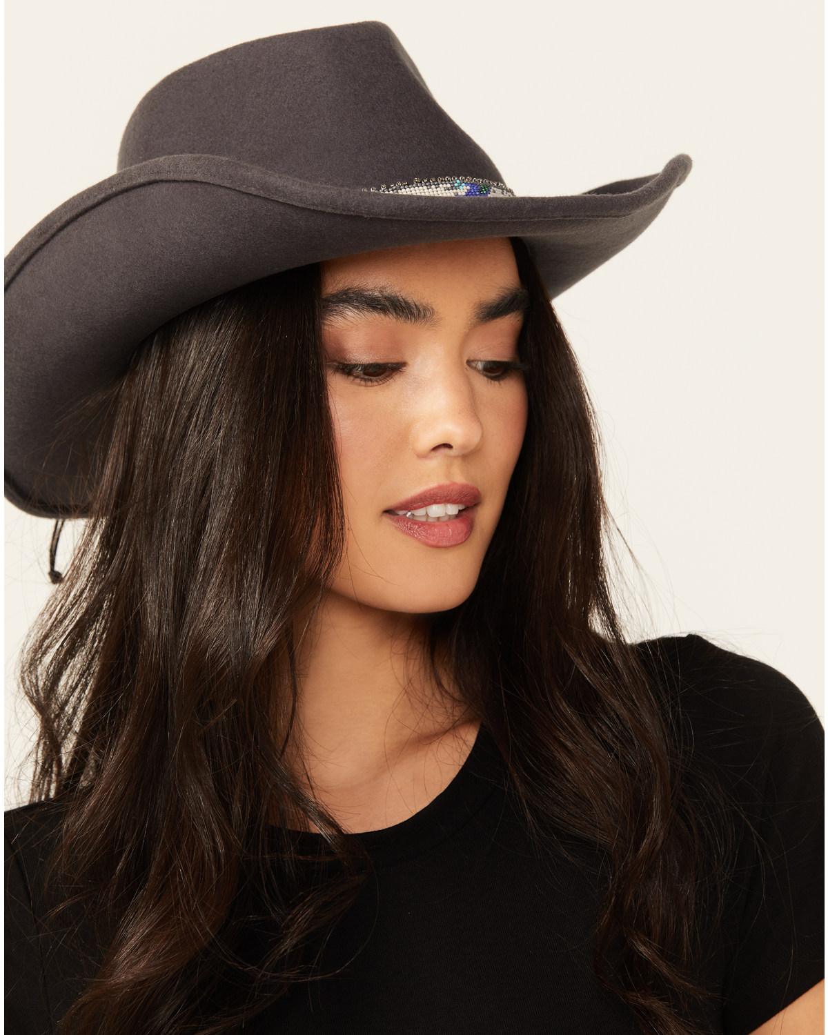 Nikki Beach Women's Mica Felt Western Fashion Hat