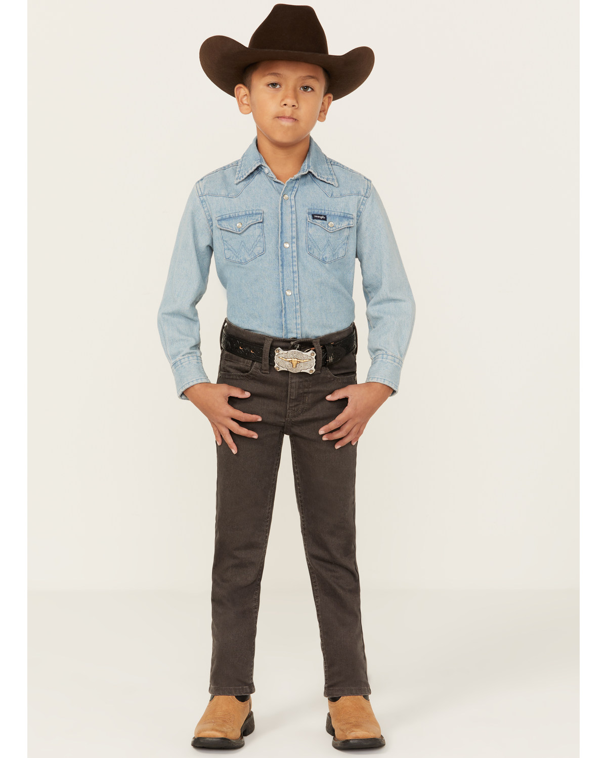 Cody James Little Boys' Appaloosa Slim Straight Stretch Jeans