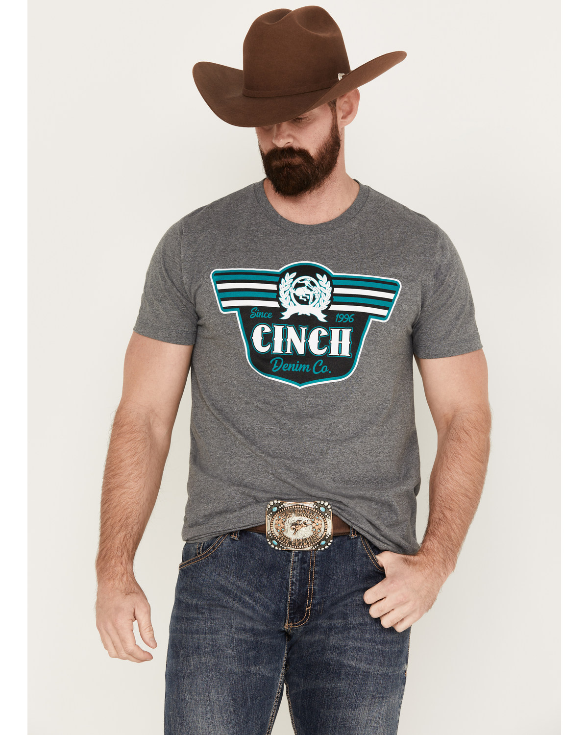 Cinch Men's Logo Graphic Short Sleeve T-Shirt