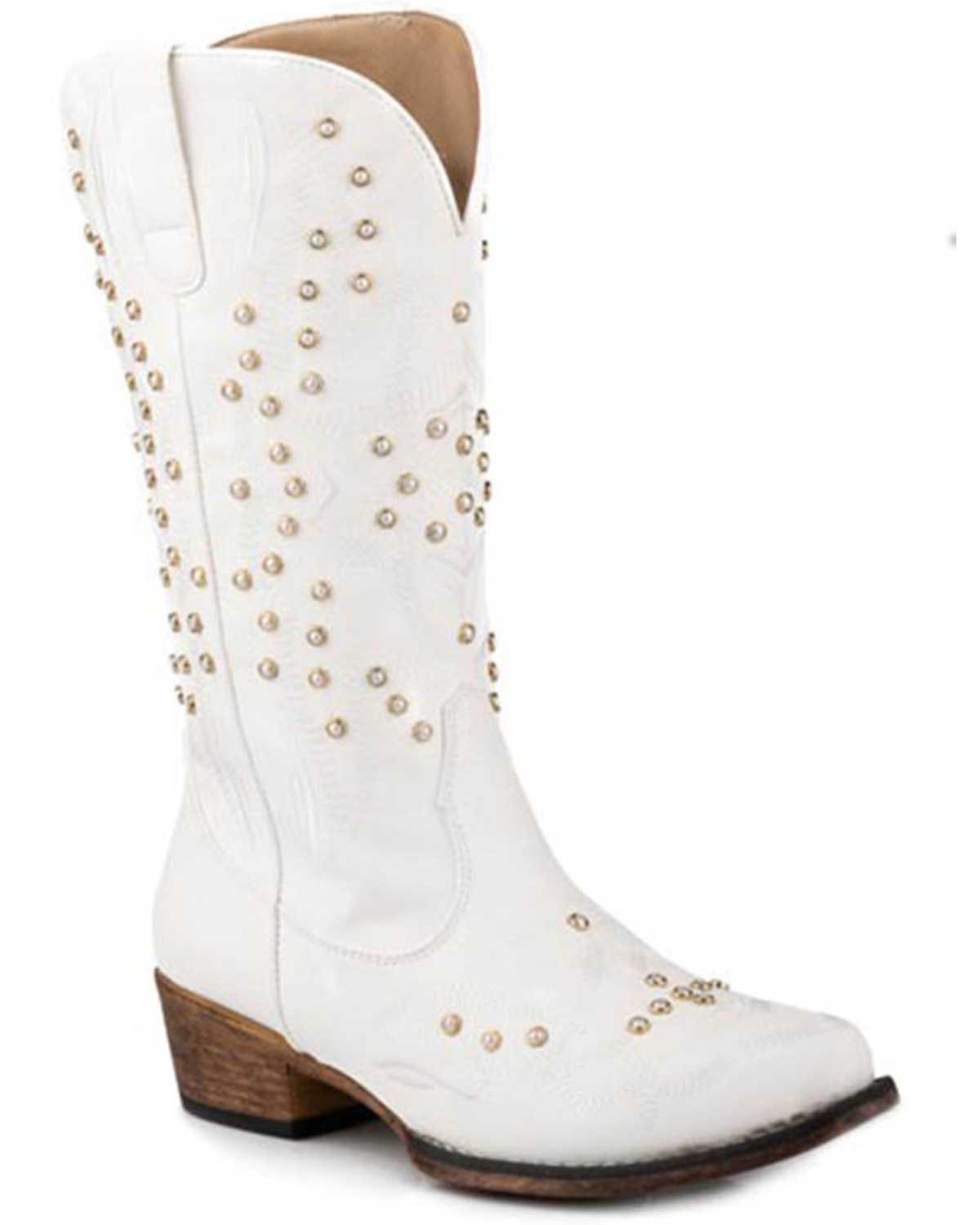 Roper Women's Riley Pearl Western Boots - Snip Toe