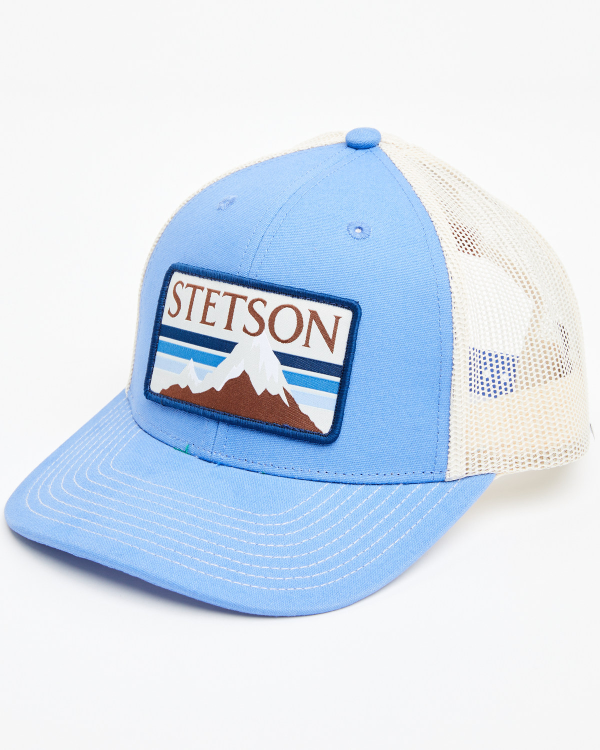 Stetson Men's Mountain Label Patch Trucker Cap