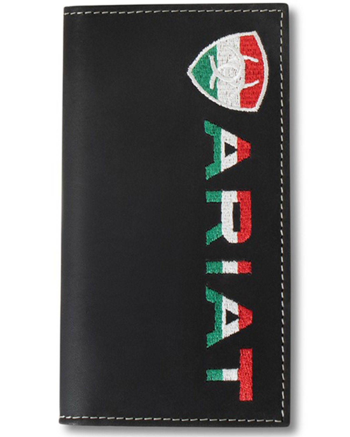 Ariat Men's Mexico Flag Bi-Fold Rodeo Wallet