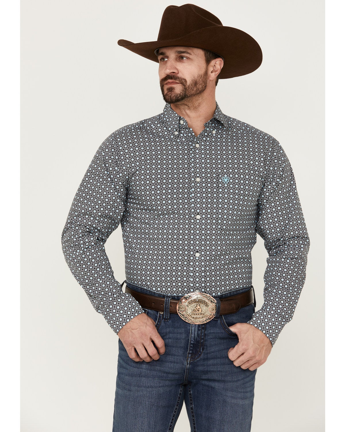 Ariat Men's Issa Stretch Medallion Geo 