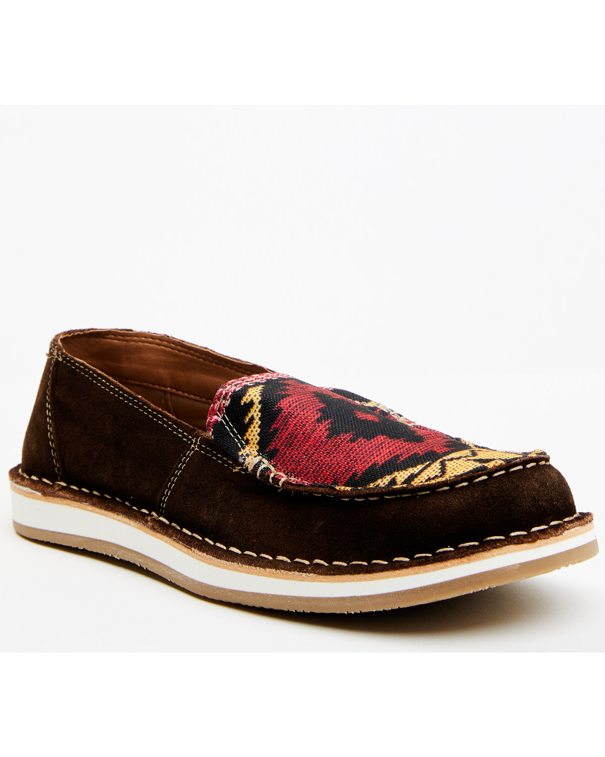 Myra Bag Women's Auburn Southwestern Slip-On Shoe - Moc Toe