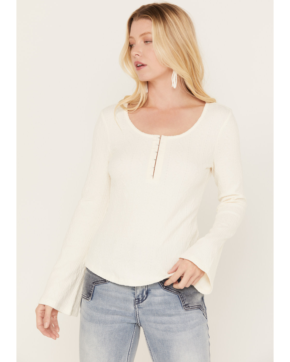 Idyllwind Women's Wade Long Sleeve Henley Shirt