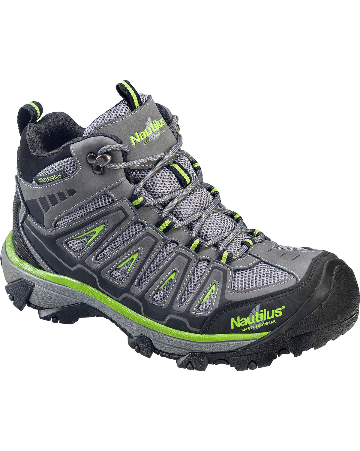 Nautilus Men's Lightweight Waterproof HIker Work Boots - Steel Toe