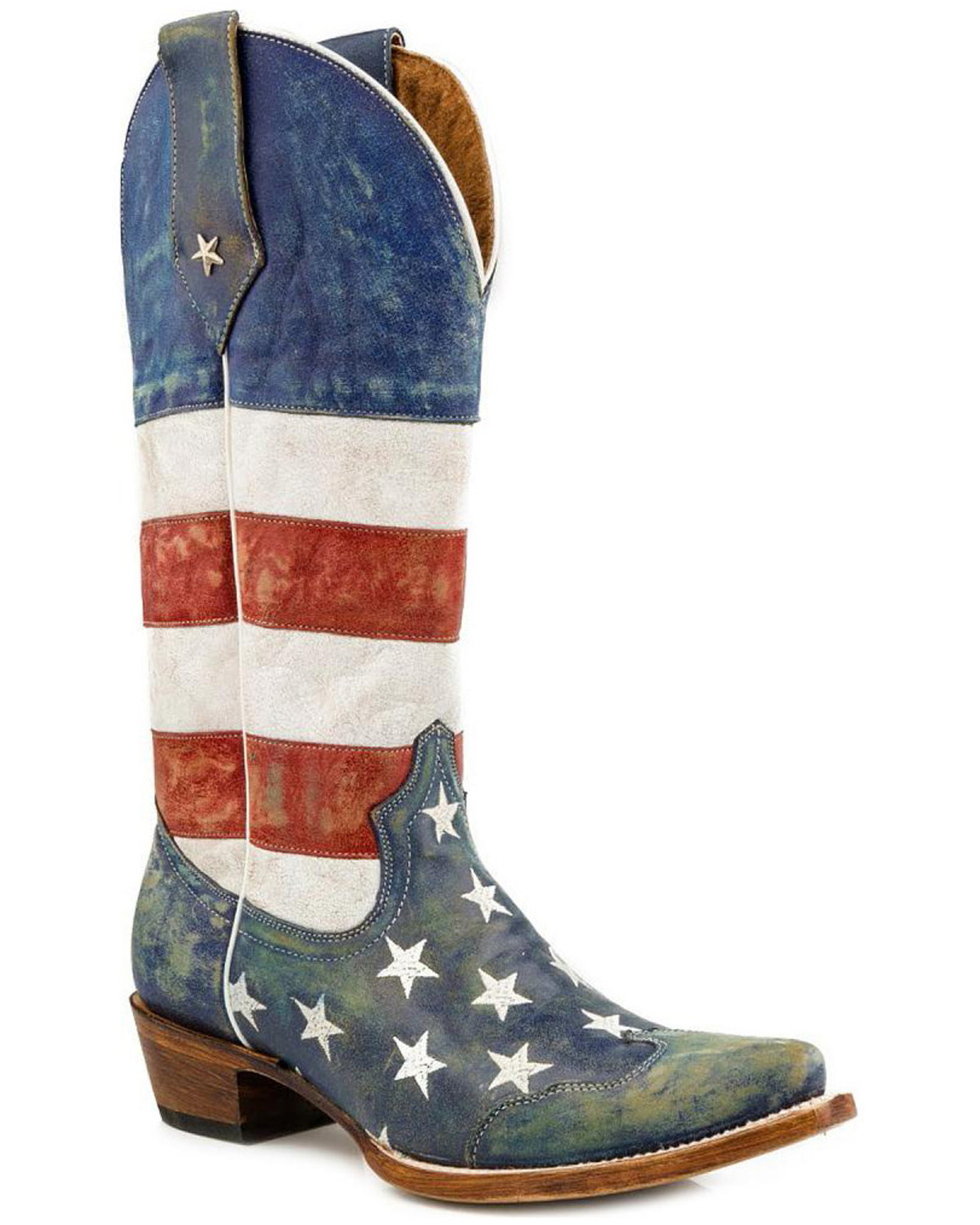 womens american flag boots TGS A.A